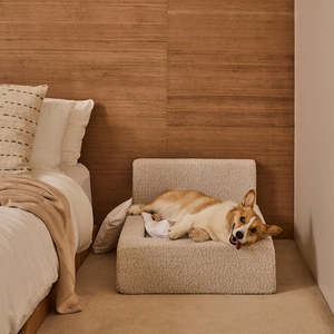 Maßgefertigtes Luxus-Hundebett Sofa Komfortable Kopfstütze Hochdichte Memory-Schaum Wasserdichtes Großes Orthopädisches Hundebett - Product Image 2