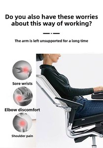 Cojines para el Codo, Almohada para Aliviar la Presión, Reposabrazos para Silla de Oficina y Silla de Juegos con Almohadillas de Espuma Viscoelástica - Product Image 4
