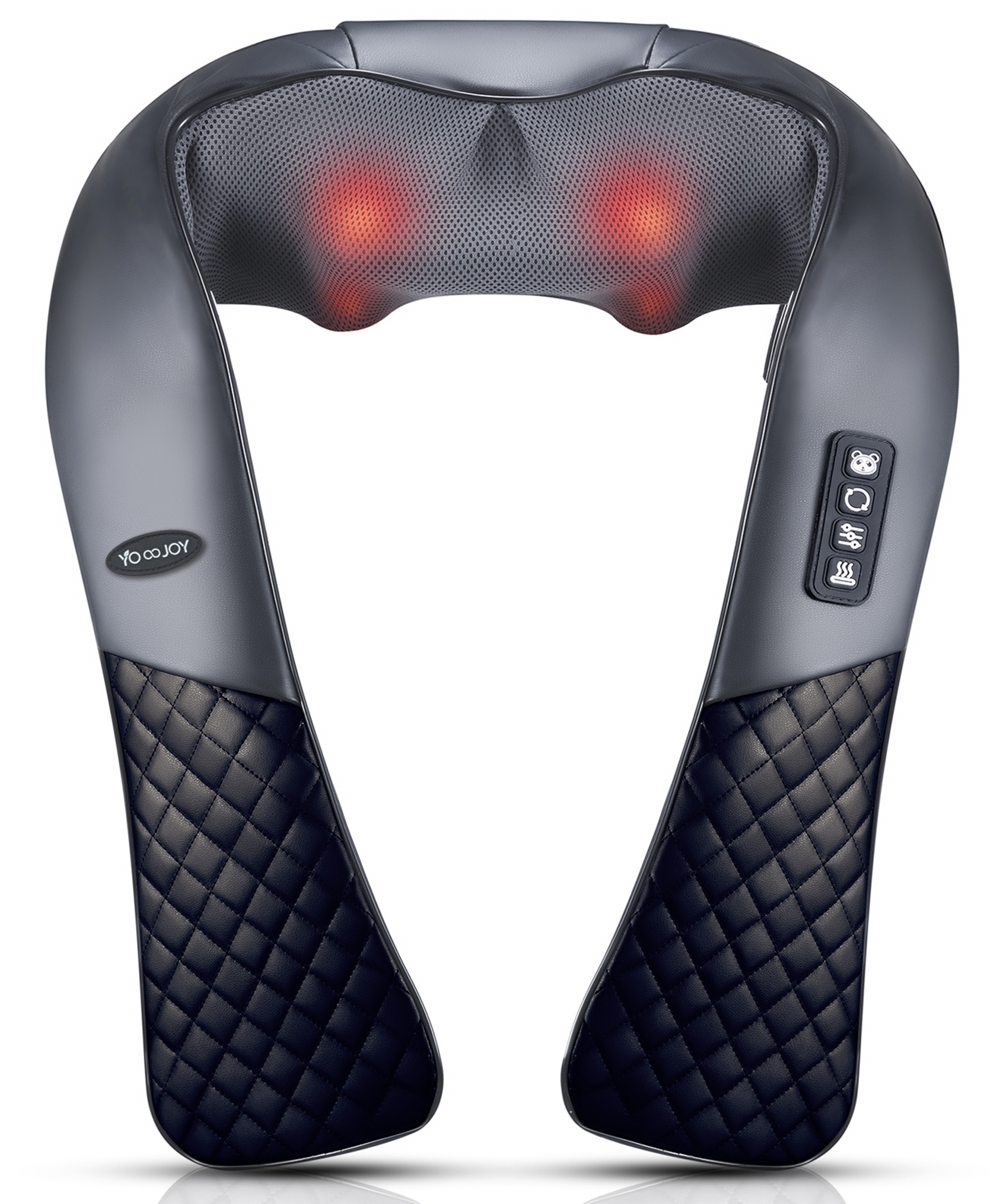 <strong>2026</strong> New Trending Shiatsu <strong>Neck</strong> & Shoulder Massager Heat Deep Tissue Kneading 3-Level Intensity 15-Min Timing Control Electric