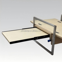 Banc de travail rétractable pour coffre de voiture LB Design & R&D, étagère de rangement pour voiture, table pliante pour pique-nique en plein air, étagère télescopique pliante pour voiture