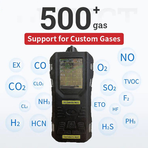 Industrial Handheld Portable Type <b>Pump</b> <b>Suction</b> 4-in-1 Multi Harmful Combustible Gas Detector Customization Alarm KDZD400 Interna - Product Image 3