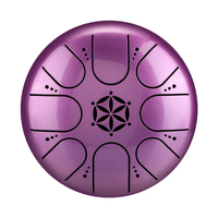 High-quality Steel Tongue Drum 304 Stainless Steel 5 Inch 8 Notes C5 Major Steel Tongu Drum