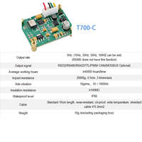 Módulo de Sensor de Inclinación de Tres Ejes, Inclinómetro Digital, Placa con Sensor de Ángulo RS485 RS232 CANbus