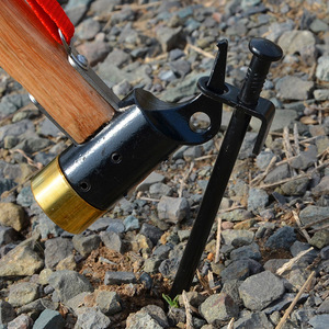 Piquets de sol 20 30 40cm, piquets de tente en métal pour le camping, outils de survie en plein air - Product Image 2