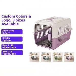 Transportadora de Mascotas de Plástico Rígido de Carga Superior con 2 Puertas, Diseño Sólido, Casa Plegable para Gatos Grandes, Medianos y Pequeños - Product Image 2