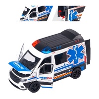 Jacko Toys Venta caliente juguetes para niños 1/32 Diecast Car Pull Back aleación ambulancia modelo juguetes para niño