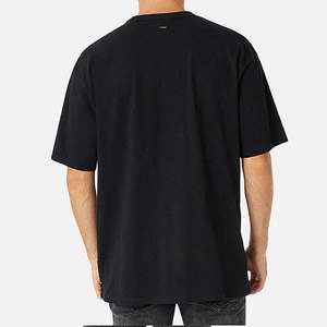 Baggy décontracté blanc T-Shirt 100 coton surdimensionné lourd T-Shirt pour hommes en vrac Logo personnalisé 240 Gsm unisexe plaine t-shirts - Product Image 2