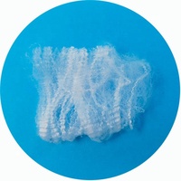 Fibre de rembourrage creuse en polyester, prix de la fibre de polyester creuse vierge