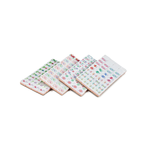Custom 160 Pearlescent American <b>Mahjong</b> <b>Set</b> Four Layer Engraved Tiles - Product Image 5