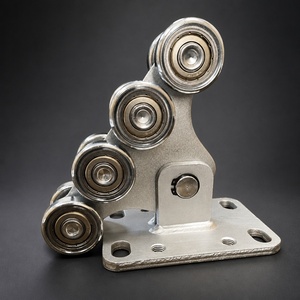 Rodillo Moderno <span class=keywords><strong>para</strong></span> Puerta Corredera Cantilever, 8 <span class=keywords><strong>Ruedas</strong></span>, Acero Galvanizado, Kit <span class=keywords><strong>de</strong></span> Herrajes Duraderos <span class=keywords><strong>para</strong></span> Puertas <span class=keywords><strong>de</strong></span> Patio - Product Image 1