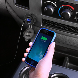 <span class=keywords><strong>Chargeur</strong></span> de voiture rapide 3 ports 12-24V QC3.0 & PD USB C pour bateau, camping-car, marine - Product Image 6