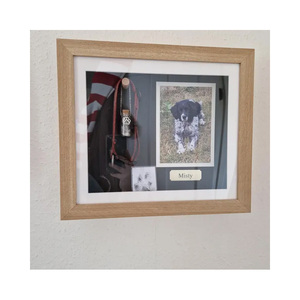 Pet Tưởng Niệm Bóng Hộp Khung Cá Nhân Pet Mất Quà Tặng | Chân In Móc Áo Cá Nhân Con Chó Khung - Product Image 5