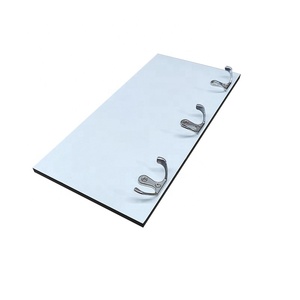 <span class=keywords><strong>Tablero</strong></span> colgante con logotipo personalizado, <span class=keywords><strong>tablero</strong></span> de tela <span class=keywords><strong>para</strong></span> puerta en blanco, sublimación, con parte trasera negra, DIY, promocional - Product Image 5
