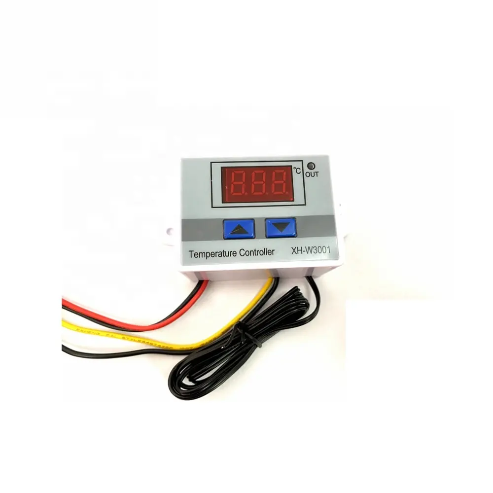 Microcomputer Digital Display Temperature Controller LED Digital Thermostat Control Switch Probe XH-W3001