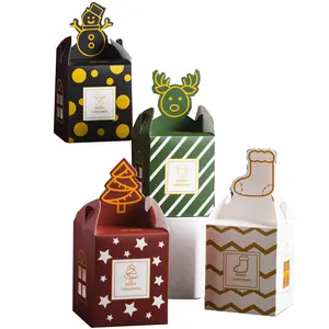 크리스마스 이브 사과 상자 창조적 인 평화 과일 포장 작은 선물 상자 종이 상자