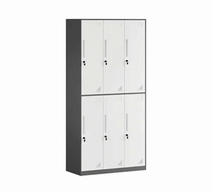 Casier de rangement pliable et réglable en métal ignifuge avec serrure à clé pour bureau, maison, école, salle de sport, hôtel, entrepôt, atelier - Product Image 2