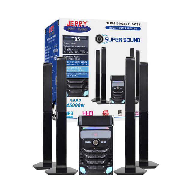 Factory Produced 5.1 Channel Speaker System Professional 5.1 Home Theatre Surround Bar