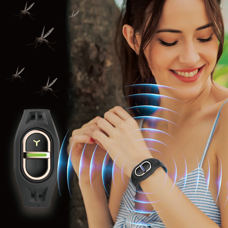 Ultrasonic Portable Electronic Mosquito Repellent Bracelet