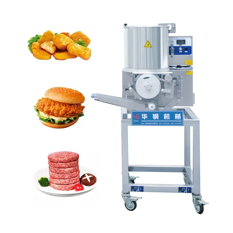 Tortino di patate HUAGANG/macchina per il pane per hamburger di manzo/macchina per la stampa di hamburger regolabile