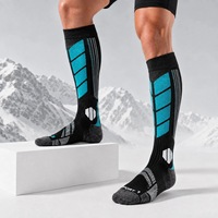 Chaussettes de compression sportives mi-hautes Left Right Fit avec coussinets de talon 3D