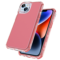 Étui de téléphone de mode vue dégagée couverture arrière pour iphone 15 pro max étui Transparent protecteur de téléphone