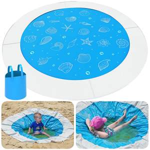 <span class=keywords><strong>Pataugeoire</strong></span> pour tout-petits personnalisée 2 en 1 Jouets de plage Piscine pour bébés Piscine pour enfants et couverture de plage - Product Image 6