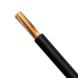 Flame Resistance Electrical Wires Cable Electrico de Cobre Calibre 12 10 8 6 AWG Solid Cable