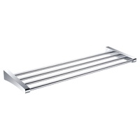 Porte-serviettes mural de haute qualité pour hôtel, barre simple pour serviettes, support de serviettes