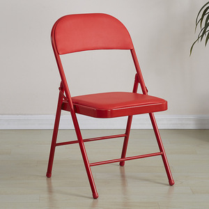 Multi-color Plastic Durable Space Saving Event Classroom <strong>Padded</strong> Folding Stackable Training <strong>Chairs</strong> for Home Office - Product Image 6