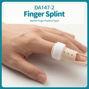 Orthèse en plastique personnalisable pour la protection des doigts en cas de fracture, avec fermeture auto-agrippante réglable, pour l'exercice physique - Product Image 3