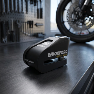 Candado de Disco de Freno Oxford XA14 de Acero Inoxidable Forjado para Motocicletas, Certificado Sold Secure Gold, Cadena de Alta Visibilidad - Product Image 2