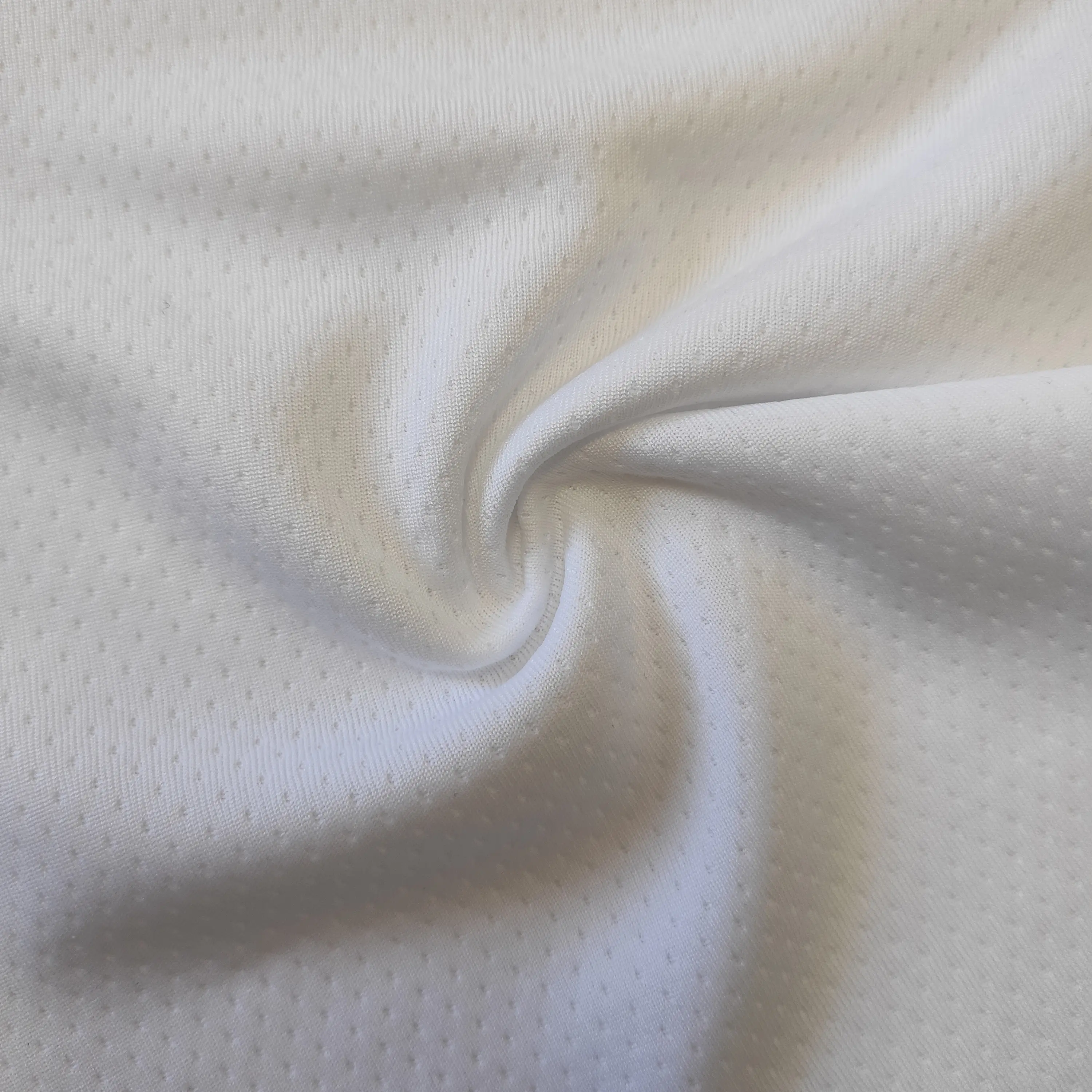 Geri dönüşümlü % 100 Polyester elmas örgü spor kumaş