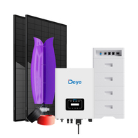 Kit de générateur d'éolienne avec contrôleur de charge à 8 pales Générateur d'énergie éolienne Système éolien solaire hybride