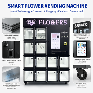Kiosco Expendedor de Flores Inteligente Comercial JFP con Refrigerador, Pantalla Táctil y Pago sin Efectivo para Aeropuertos y Estaciones de <span class=keywords><strong>Metro</strong></span> - Product Image 2