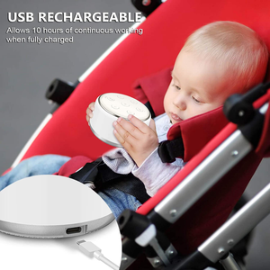 Máquina de Ruido Blanco para Bebés <span class=keywords><strong>en</strong></span> Oferta, 34 Sonidos Relajantes, Ayuda para Dormir con Luz Nocturna Colorida, Máquina de Sonido de Ruido Blanco Portátil - Product Image 6