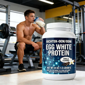 مسحوق بروتين بيض من Asy لامتصاص مجموعة متنوعة من النكهات بعلامة خاصة مشروب بروتين 1000 جرام لكبح الوزن والنظام الغذائي - Product Image 5