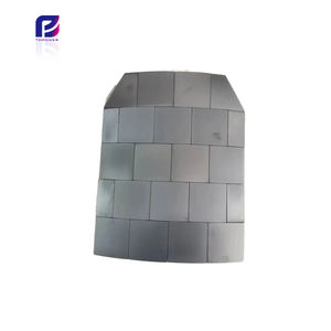 ブラックSIC炭化ケイ素セラミックプレート構造セラミック六角形バックパックアーマー - Product Image 1