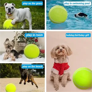 9,5 "Giant Tennis Ball Rubber Aufblasbare Hunde bälle