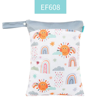 Sac étanche personnalisé imprimé, léger, avec fermeture éclair, pochette de rangement portable pour couches de bébé, jouets de plage et de sable
