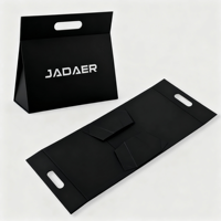 Boîte en carton rigide pliable écologique personnalisée avec logo du fabricant, fermeture magnétique et poignée pour le rangement des vêtements