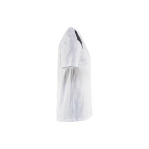BLAKLADER-Camiseta 337910421098XL Blanco/Gris oscuro-EAN 7330509731581 CAMISETAS Y POLOS DE TRABAJO - Product Image 4