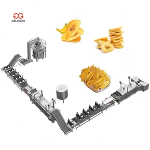 Factory Video Automatic Plantain Chips Processing Equipment Local Crispy Banana Chips Production Machine