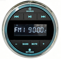 Nouveau système audio SIMSHAM étanche pour moto et bateau, lecteur MP3 stéréo marin avec récepteur FM/AM automatique pour SPA, UTV, ATV