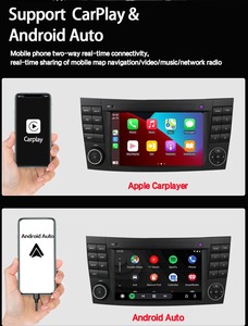 Pour Benz W211 7 pouces Écran tactile Linux Radio multimédia Lecteur vidéo de voiture avec Android Auto&Carplay Bt Dsp Navigation WiFi Écran - Product Image 3