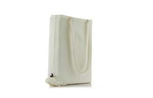 Sac fourre-tout pliable en coton promotionnel - Product Image 3