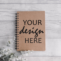 Promotion école écologique personnalisé votre propre conception cahier à spirale avec stylo