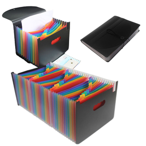 Custom Logo Office Document Organizer PP Material Expanding <strong>File</strong> <strong>Folder</strong> Pockets <strong>with</strong> Custom Logo for <strong>File</strong> and Document Storage - Product Image 1