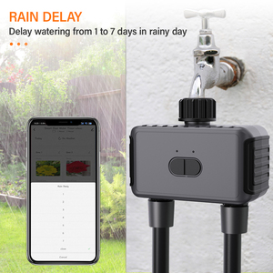 Zigbee Temporizador de Aspersor de Jardín Inteligente, Sistema de Riego Automático de Doble Zona, Ahorro de Agua, Aplicación Tuya, Control IPX5 Impermeable - Product Image 5
