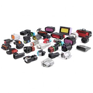 Konektor Terminal Listrik Tahan Air 2 3 4 8 & 12 Pin TE AMP 2-1437712-5 Kabel Harness Pria Wanita - Product Image 2