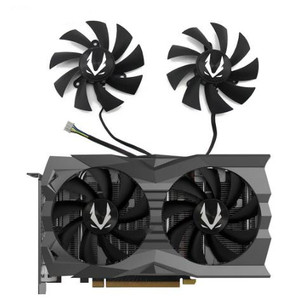 Ventilateur de carte graphique 87MM GA92A2H 0.35A GTX 1660 1660Ti pour <span class=keywords><strong>Zotac</strong></span> GeForce RTX <span class=keywords><strong>2060</strong></span> 2070 SUPER Mini ventilateur de refroidissement de carte vidéo - Product Image 1